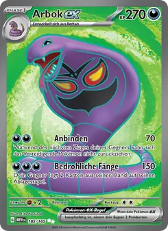 Arbok-ex, 151 185