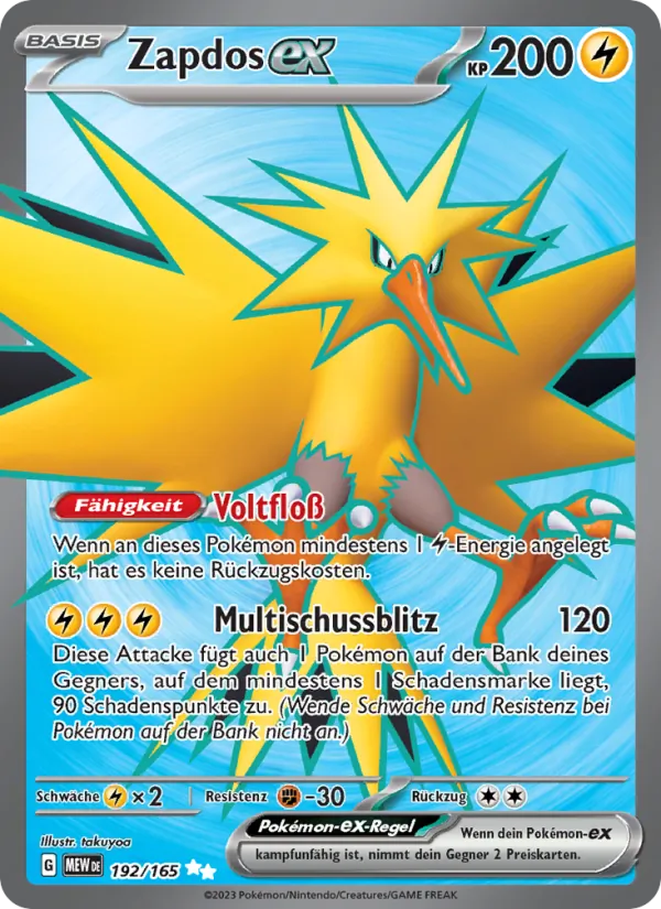 Zapdos-ex, 151 192