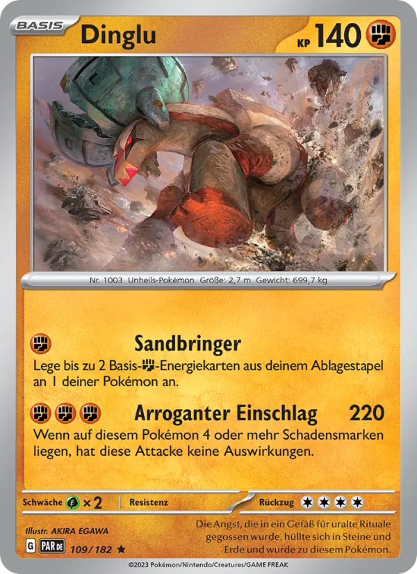 Dinglu, Paradoxrift 109