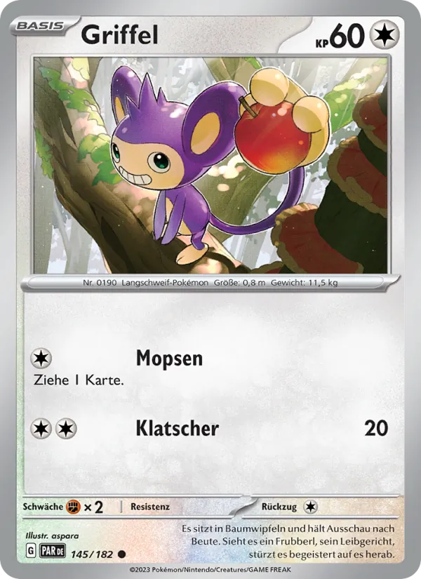 Griffel, Paradoxrift 145
