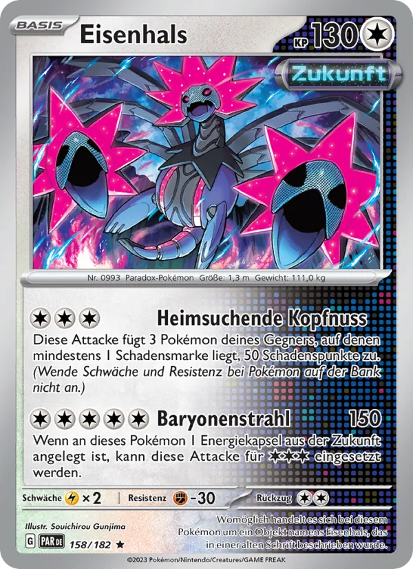Eisenhals, Paradoxrift 158