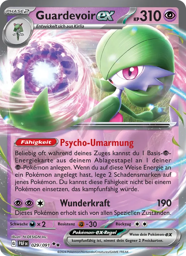 Guardevoir-ex, Paldeas Schicksale 029
