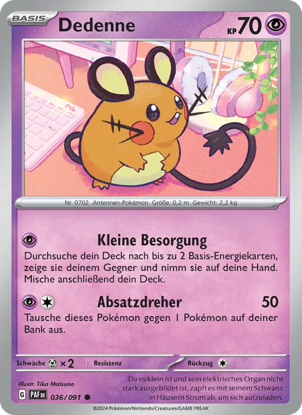 Dedenne, Paldeas Schicksale 036