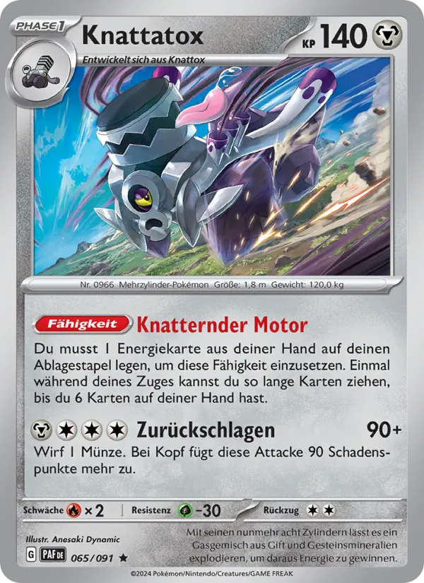 Knattatox, Paldeas Schicksale 065