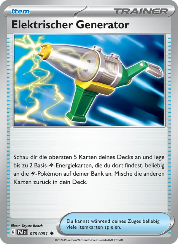 Elektrischer Generator, Paldeas Schicksale 079