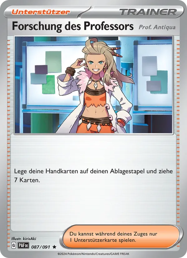 Forschung des Professors, Paldeas Schicksale 087