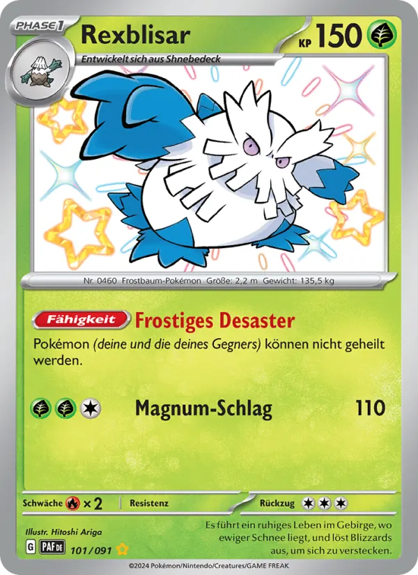 Rexblisar, Paldeas Schicksale 101