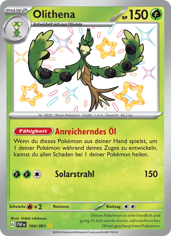 Olithena, Paldeas Schicksale 104