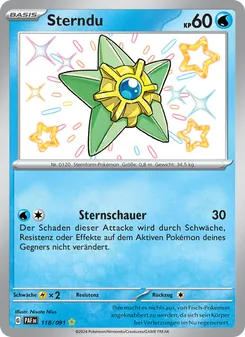 Sterndu, Paldeas Schicksale 118