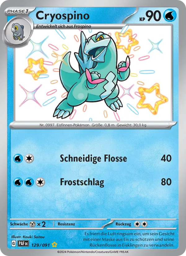 Cryospino, Paldeas Schicksale 129