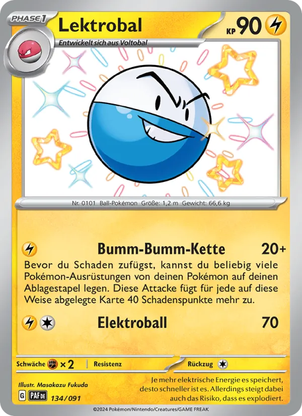Lektrobal, Paldeas Schicksale 134