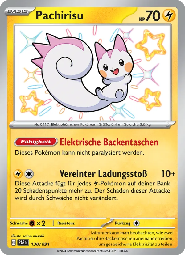 Pachirisu, Paldeas Schicksale 138