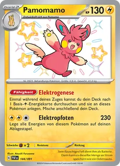 Pamomamo, Paldeas Schicksale 144