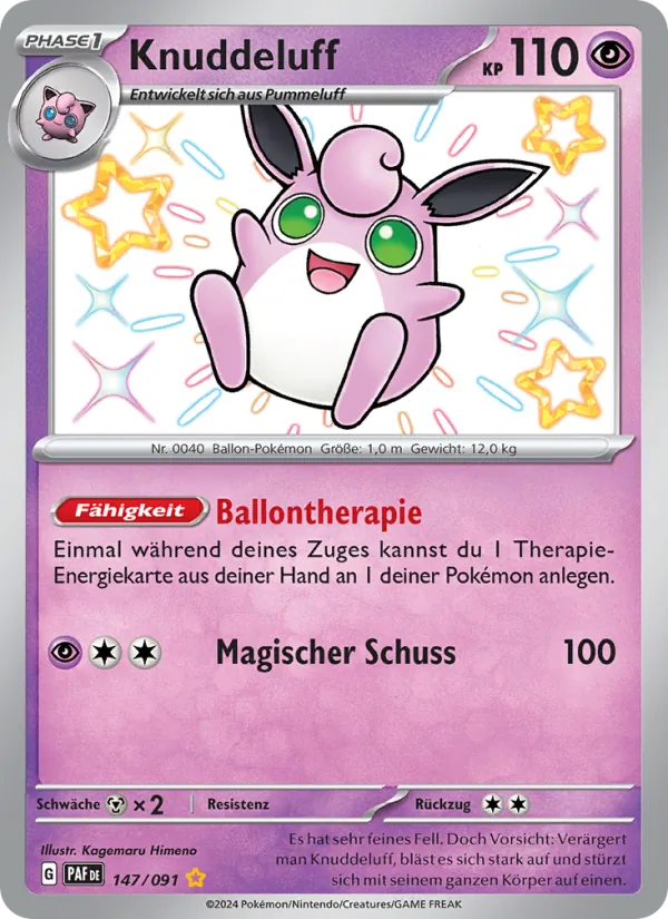 Knuddeluff, Paldeas Schicksale 147