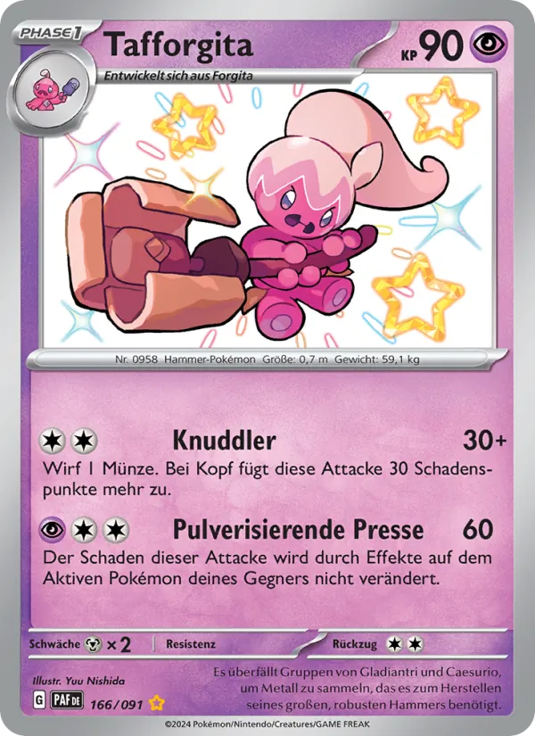 Tafforgita, Paldeas Schicksale 166