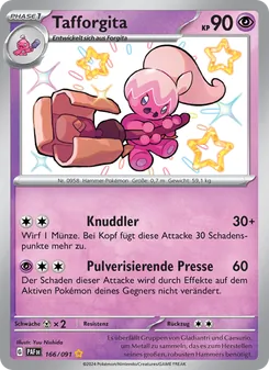 Tafforgita, Paldeas Schicksale 166