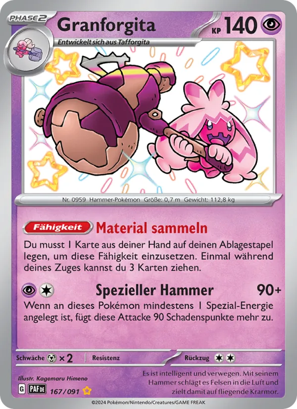 Granforgita, Paldeas Schicksale 167