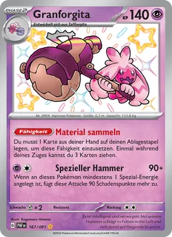 Granforgita, Paldeas Schicksale 167
