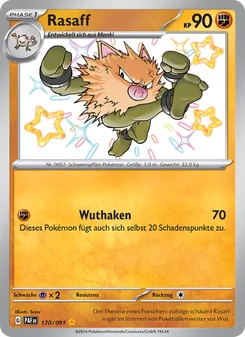 Rasaff, Paldeas Schicksale 170