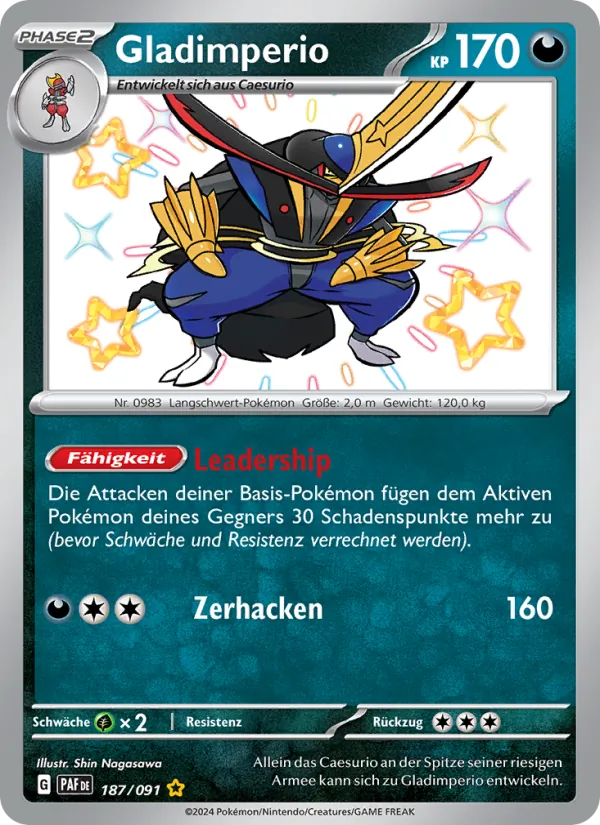 Gladimperio, Paldeas Schicksale 187