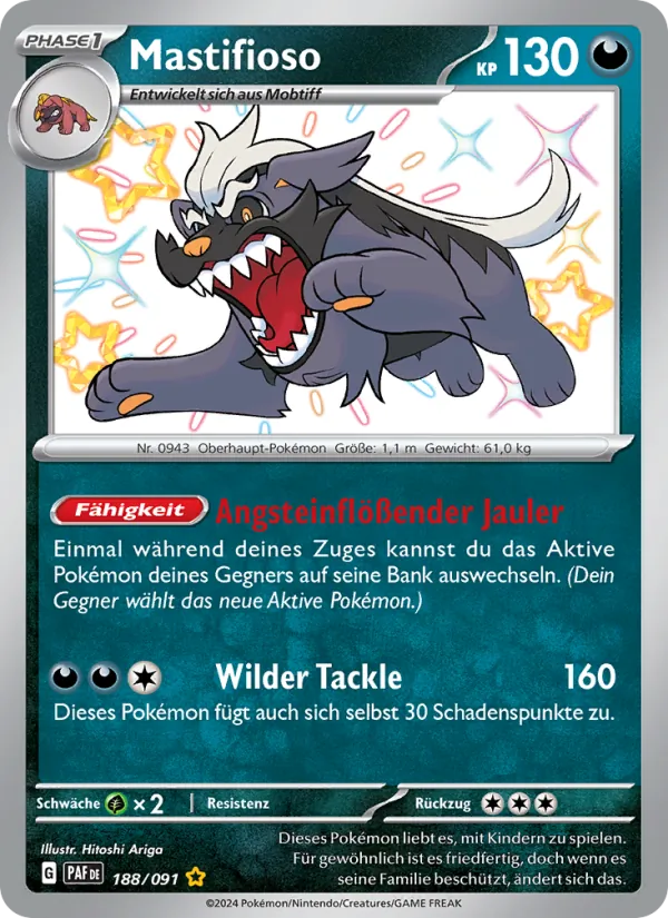 Mastifioso, Paldeas Schicksale 188