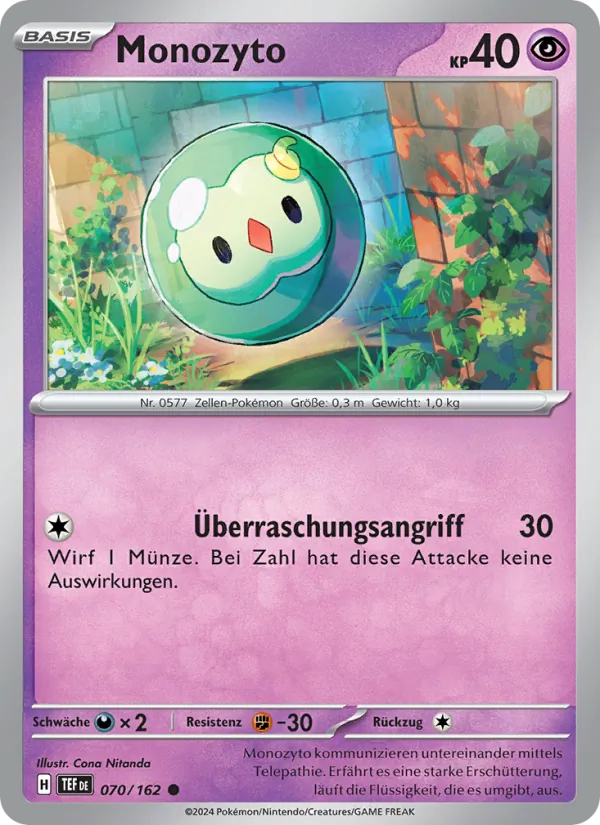 Monozyto, Gewalten der Zeit 070
