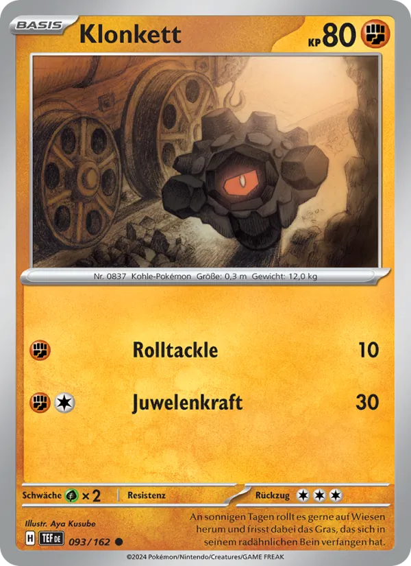 Klonkett, Gewalten der Zeit 093