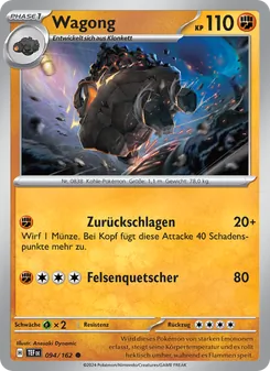 Wagong, Gewalten der Zeit 094