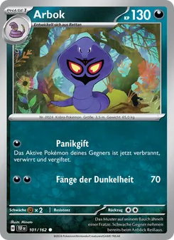 Arbok, Gewalten der Zeit 101
