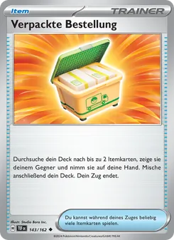 Verpackte Bestellung, Gewalten der Zeit 143
