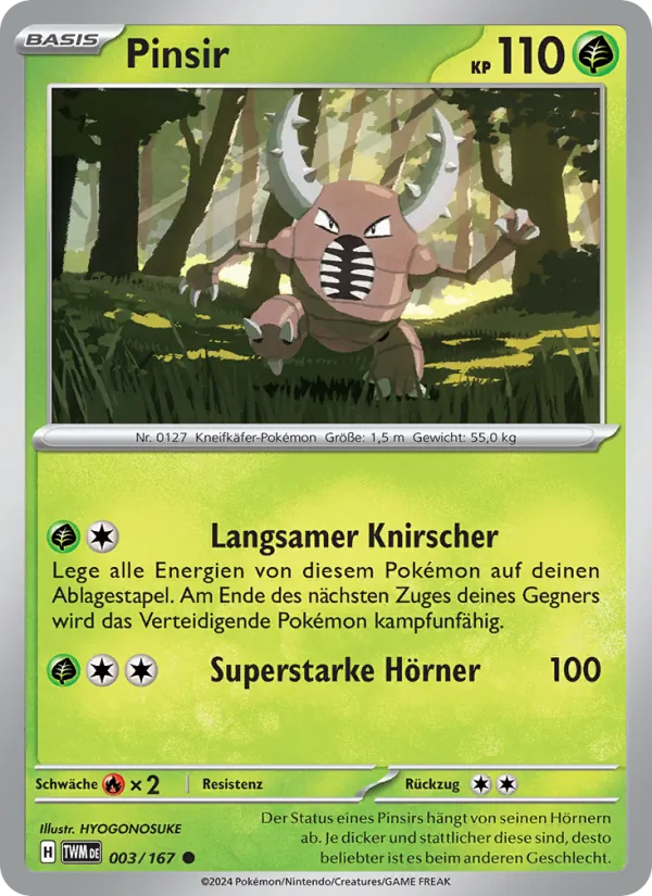Pinsir, Maskerade im Zwielicht 003