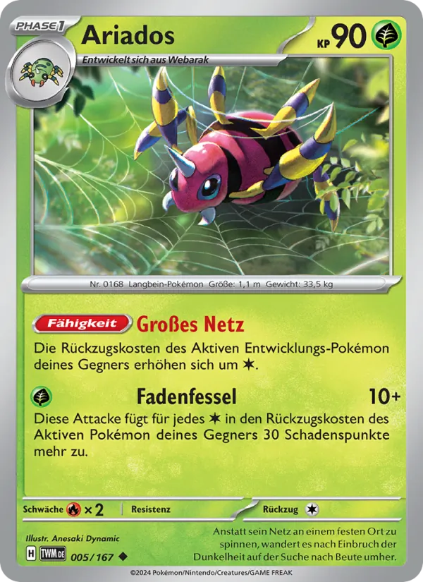 Ariados, Maskerade im Zwielicht 005