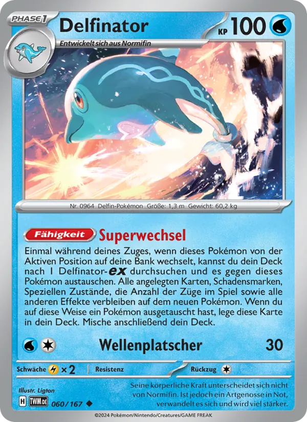 Delfinator, Maskerade im Zwielicht 060