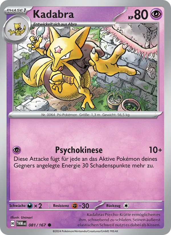 Kadabra, Maskerade im Zwielicht 081