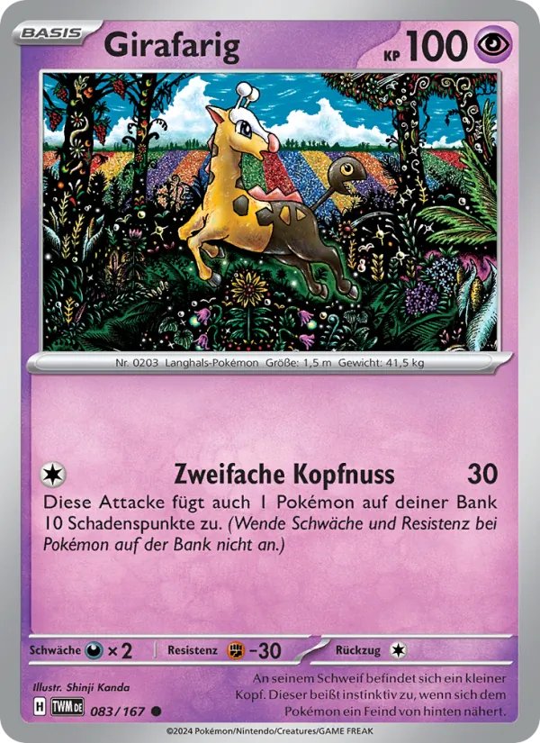 Girafarig, Maskerade im Zwielicht 083