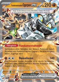 Fundamentmaske-Ogerpon-ex, Maskerade im Zwielicht 112