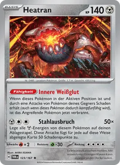 Heatran, Maskerade im Zwielicht 123