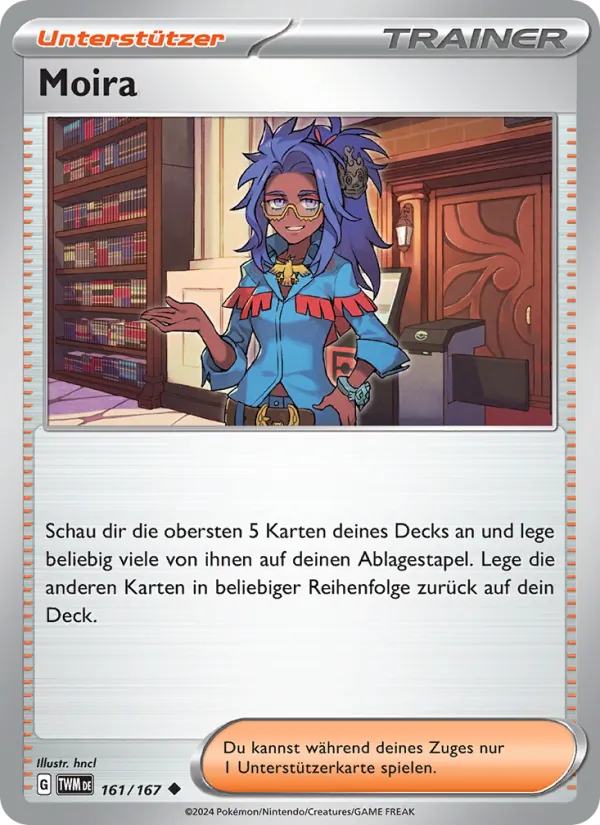 Moira, Maskerade im Zwielicht 161