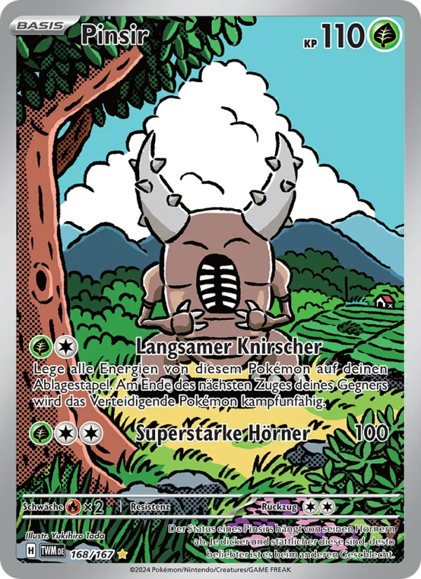 Pinsir, Maskerade im Zwielicht 168