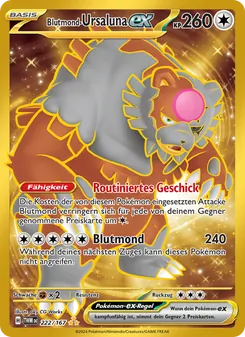 Blutmond-Ursaluna-ex, Maskerade im Zwielicht 222