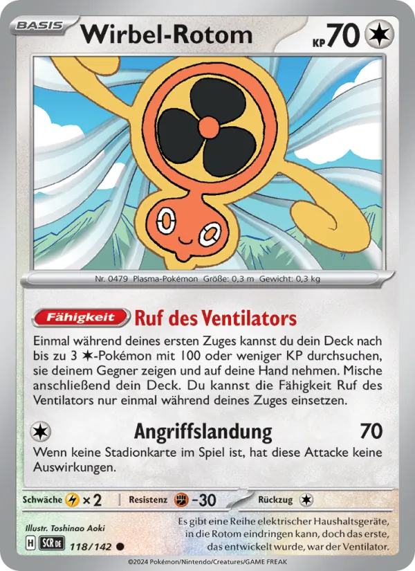 Wirbel-Rotom, Stellarkrone 118