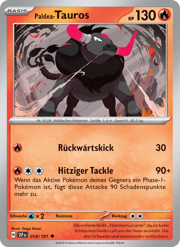 Paldea-Tauros, Stürmische Funken 018