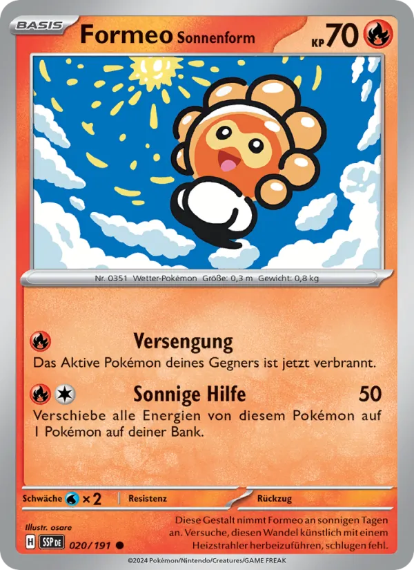 Formeo Sonnenform, Stürmische Funken 020