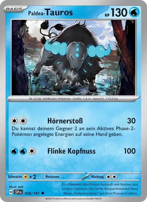 Paldea-Tauros, Stürmische Funken 039
