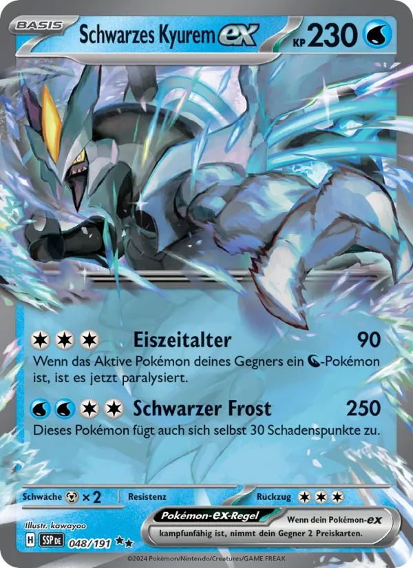 Schwarzes Kyurem-ex, Stürmische Funken 048