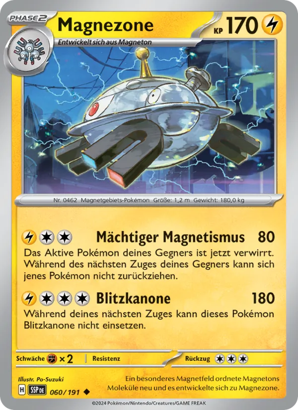 Magnezone, Stürmische Funken 060