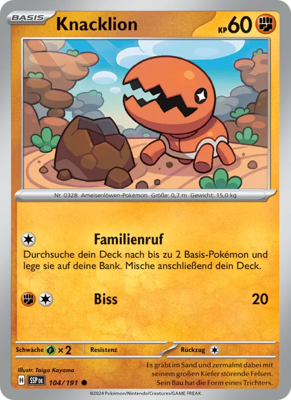 Knacklion, Stürmische Funken 104