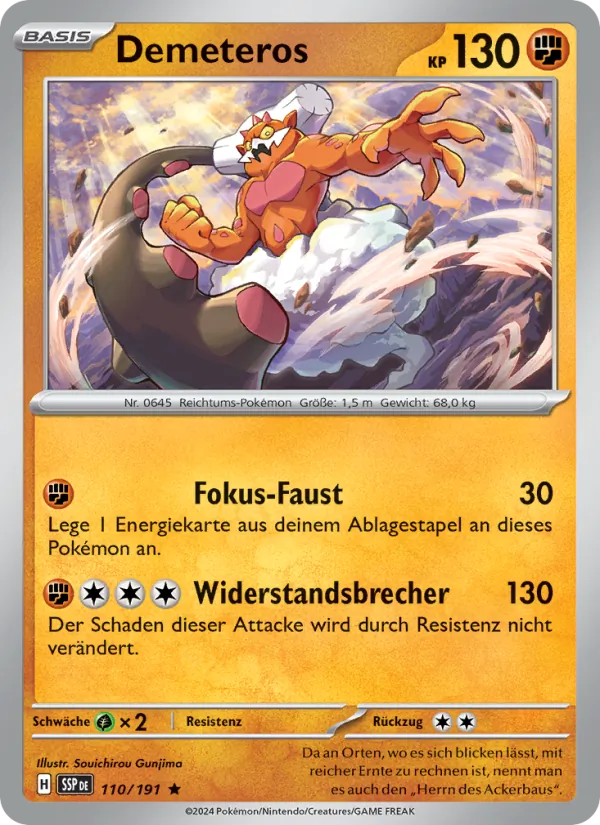 Demeteros, Stürmische Funken 110