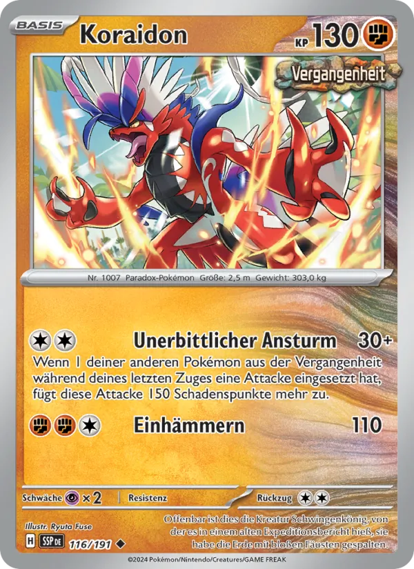 Koraidon, Stürmische Funken 116