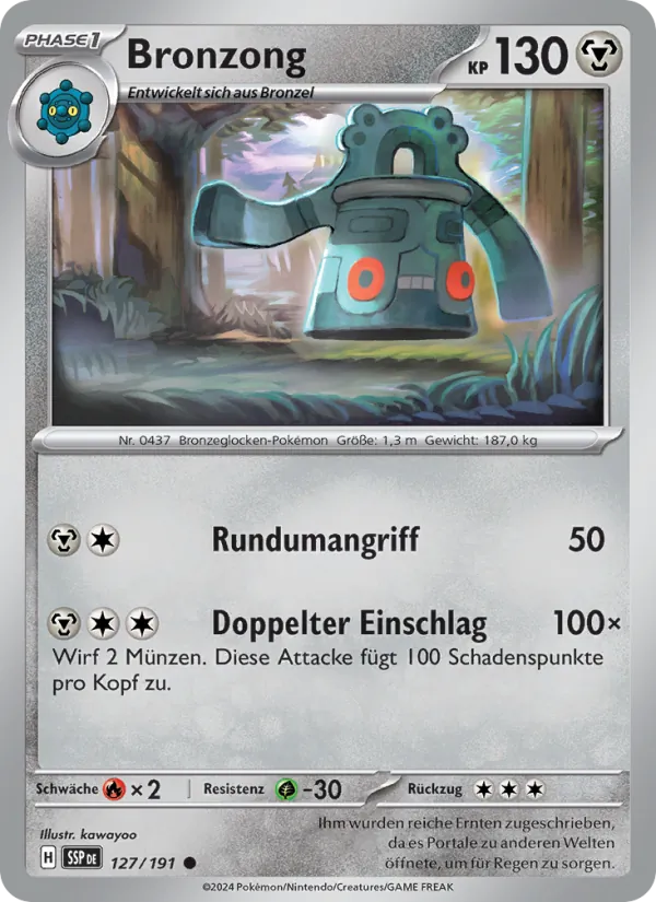 Bronzong, Stürmische Funken 127